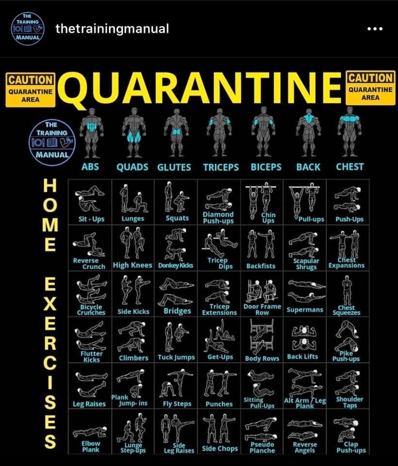 10 quarantine approved home workouts - THE PROGRM
